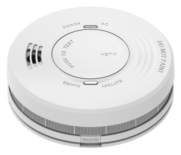 Emerald Hybrid Smoke Alarm White