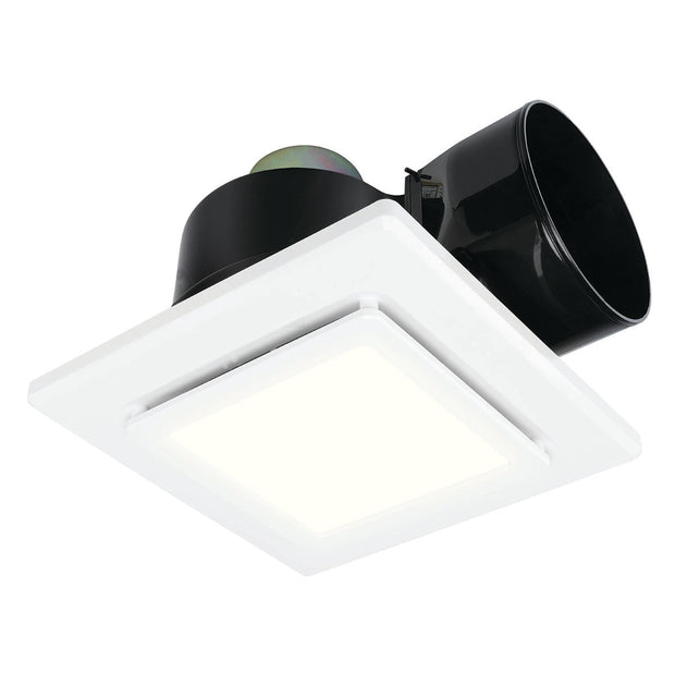 Sarico-II Large 325mm Exhaust Fan with LED Light - White
