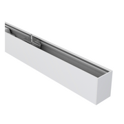 17w 498mm Linear Light with Track Mount and Louvre Lens White 3000k