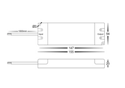 LEDDriver 24v 30w Dimmable Triac IP20 HV9660