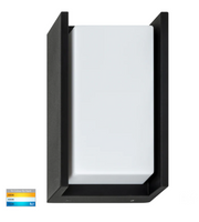 12W CCT Nepean LED IP54 Wall Light - Black