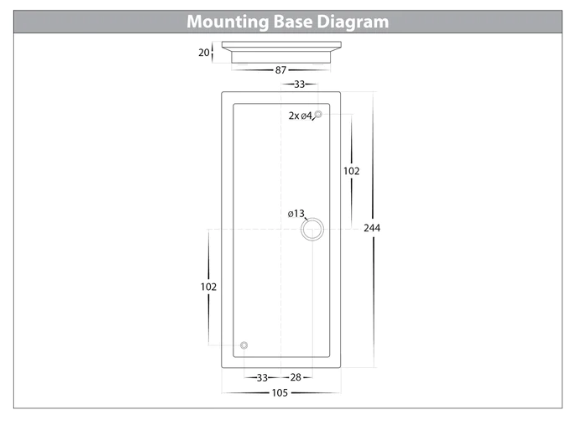 Jasper 12W CCT LED Rectangle IP54 Exterior Wall Light - White