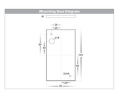 Platz 6w Black Up & Down LED Wall Light Tri