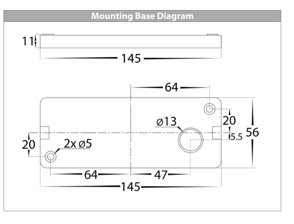 Lisse 12v Black LED Up and Down Wall light CCT