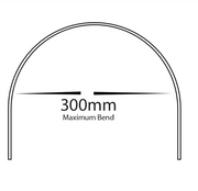 HV9693-1806 - Shallow Square Bendable Aluminium Profile Per Metre