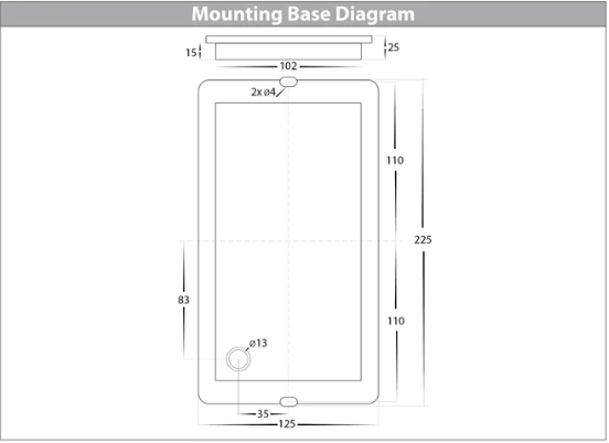 12W CCT Nepean LED IP54 Wall Light - White