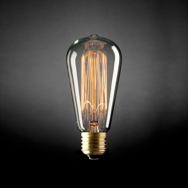 25W Pear Filament Globe - Edison Screw