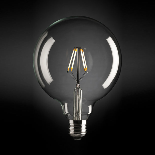 4W G125 Carbon Filament LED Globe - Edison Screw - Warm White