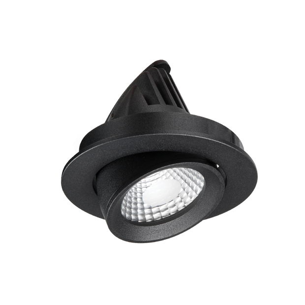 Apex 13w LED 60° Adjustable 97mm Downlight 3000k Black