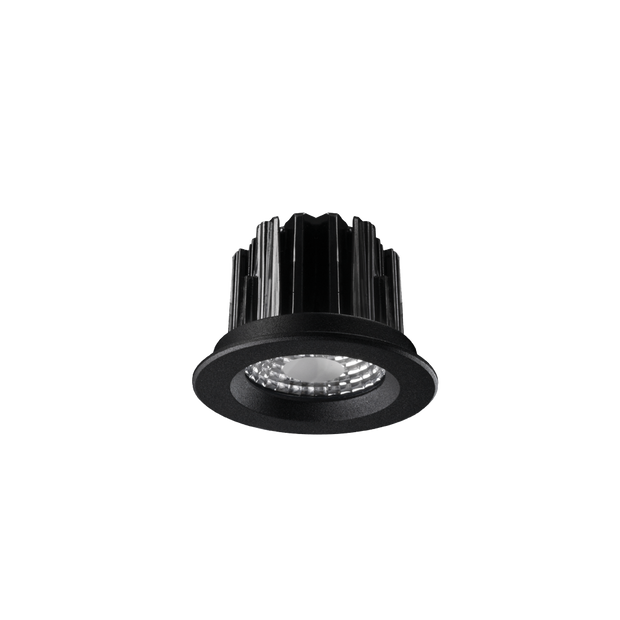 Apex 10w LED 60° 80mm Downlight 3000K Black