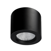 Apex 25w LED 60° Surface-Mounted 145mm Downlight 4000K Black