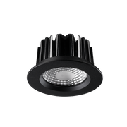 Apex 25w LED 60° 145mm Downlight 3000K Black