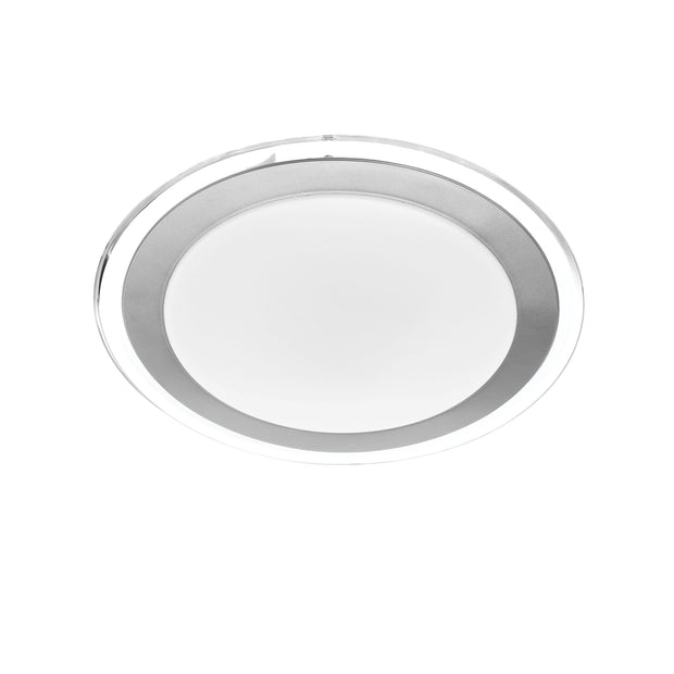 Astrid 18w CCT LED Oyster 300mm SILVER