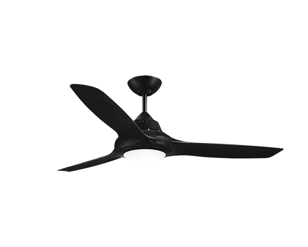 Evo II 50 Ceiling Fan Black 18w CCT LED