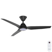 Infinity-ID 48 DC Smart Ceiling Fan Black with LED Light