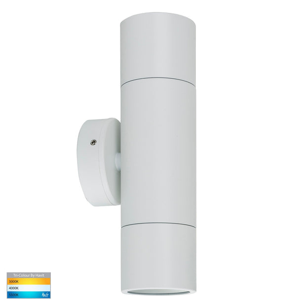 HV1035T Tivah Up & Down Wall Pillar Light White