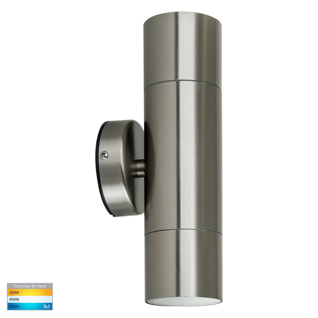 HV1072T Fortis Up & Down Wall Pillar Light Stainless Steel