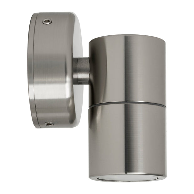 Mini Tivah 12v Single Fixed Wall Pillar Light 316 Stainless Steel with 3w LED MR11