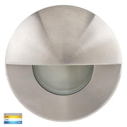 HV19012-SS Ollo step light eyelid tri-colour recessed 316 Stainless Steel - Lighting Superstore