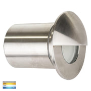 HV19012-SS Ollo step light eyelid tri-colour recessed 316 Stainless Steel - Lighting Superstore