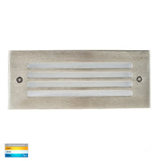 Bata Recessed 10w CCT 12v Brick Light with 316 Stainless Steel Face Grill Cover