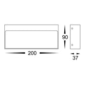 Virsma Rectangular Surface Mounted 6w CCT Step Light White