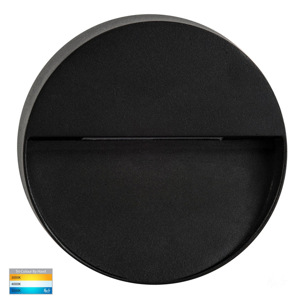 Virsma Round Surface Mounted 4w CCT 12v Step Light Black