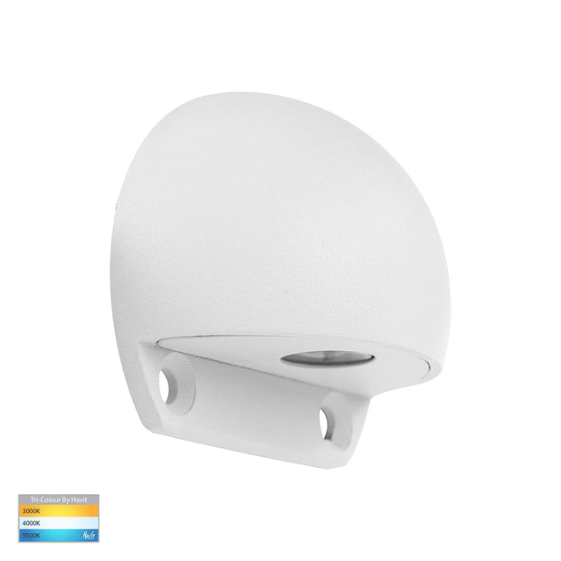 Occhio 3W 3CCT 12V Surface Mounted IP65 Eyelid Step Light White