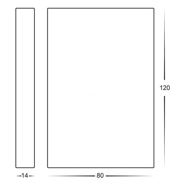 Stylez Surface Mounted Up and Down 2 x 3w 5500K 12v Step Light Graphite Coloured