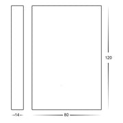 Stylez Surface Mounted Up and Down 2 x 3w 5500K 12v Step Light Brass