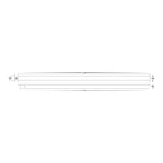 Barline 22w-45w CCT LED 1500mm Surface Mounted Wall Light White