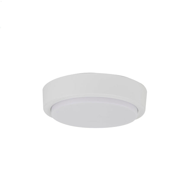 200mm Round White Oyster Light 10w Tri Color