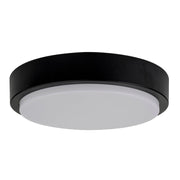 370mm Round Black Oyster Light 30w Tri Color