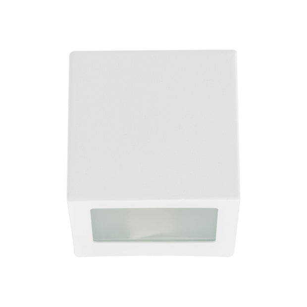 Taper Square Mini Wall Wedge White 5500k 1.5w G4 Bi pin