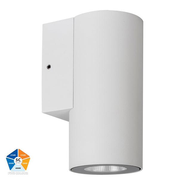 Aries 6W 5CCT LED Fixed Down Wall Light White