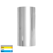 Aries Polished 316 Stainless Steel Wall Light 6w COB TRI Colour