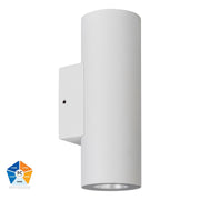 Aries 2x6W 5CCT LED Up/Down Wall Light White