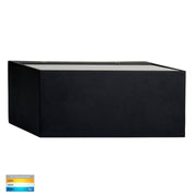 Nikki Up and Down Wall Light Black 10w Built-in LED Tri Colour