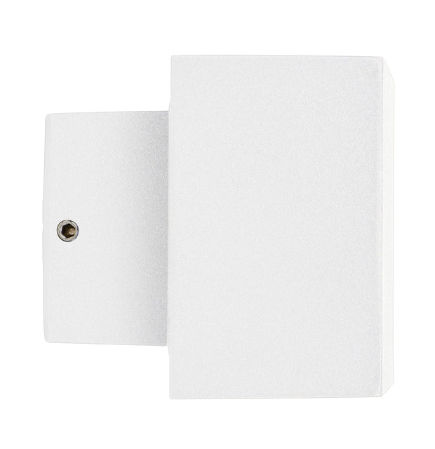 Mini Blokk Mini Up and Down Square Wall Light White 2 x 3w Built-in LED 5500k