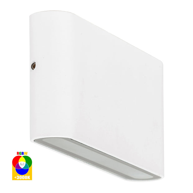 Lisse Surface Mounted Wall Light White 6w Built-in LED Tri 12v