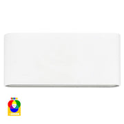Lisse Surface Mounted Wall Light White 6w Built-in LED Tri 12v