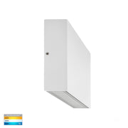 Essil Surface Mounted Up and Down Wall Light White 2 x 3w Built-in LED Tri