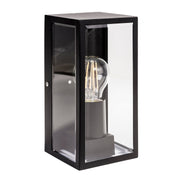 Bayside 316 Stainless Steel Black Outdoor Wall Light 8w E27 2700k