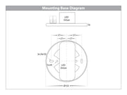 HV5803T-WHT Nella 12W Surfac Mnt Downlight White IP54 - Lighting Superstore