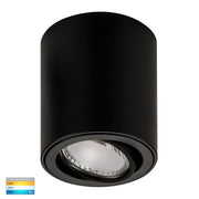 HV5812T-BLK - Nella 7w LED Black Adjustable Surface Mounted Downlight - Lighting Superstore