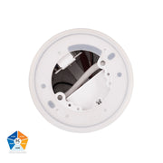 Nella 12w 5CCT Surface Mounted Round Downlight Long White