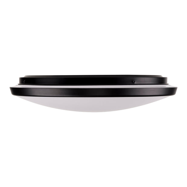 Ostron 28w CCT LED Dimmable 396mm Oyster Light Black