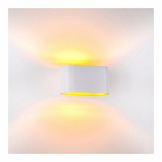 HV8028 Concept White and Gold LED Wall Light - Lighting Superstore
