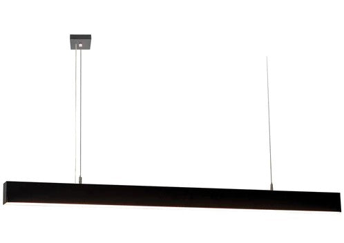 Proline 3000mm Black Aluminium Dimmable Pendant 138w SMD 5500k