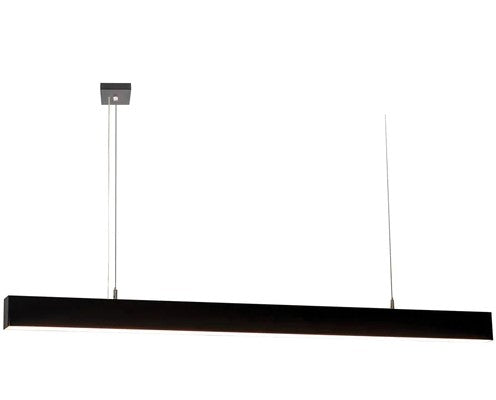 Proline 2400mm Black Aluminium Dimmable Pendant 110w SMD 4000k